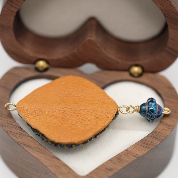 Handmade Bohemian Beaded Pendant - Picture 6 of 6